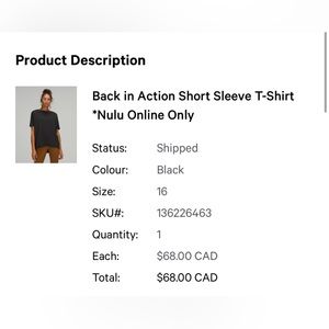 Nulu Back In Action Short Sleeve Tee